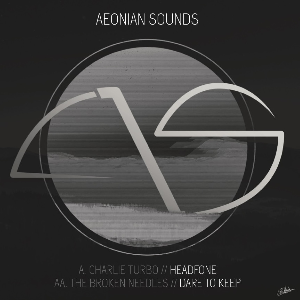 Charlie Turbo, The Blunt Needles — Headfone / Dare To Keep vinyl cover