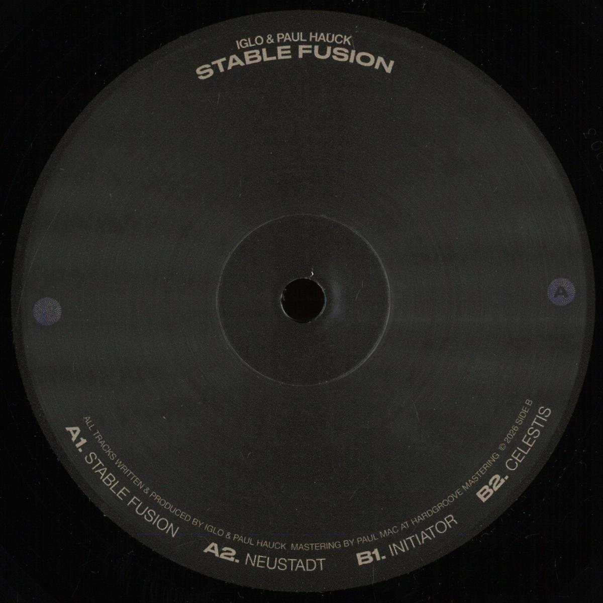 Iglo, Paul Hauck — Stable Fusion vinyl cover
