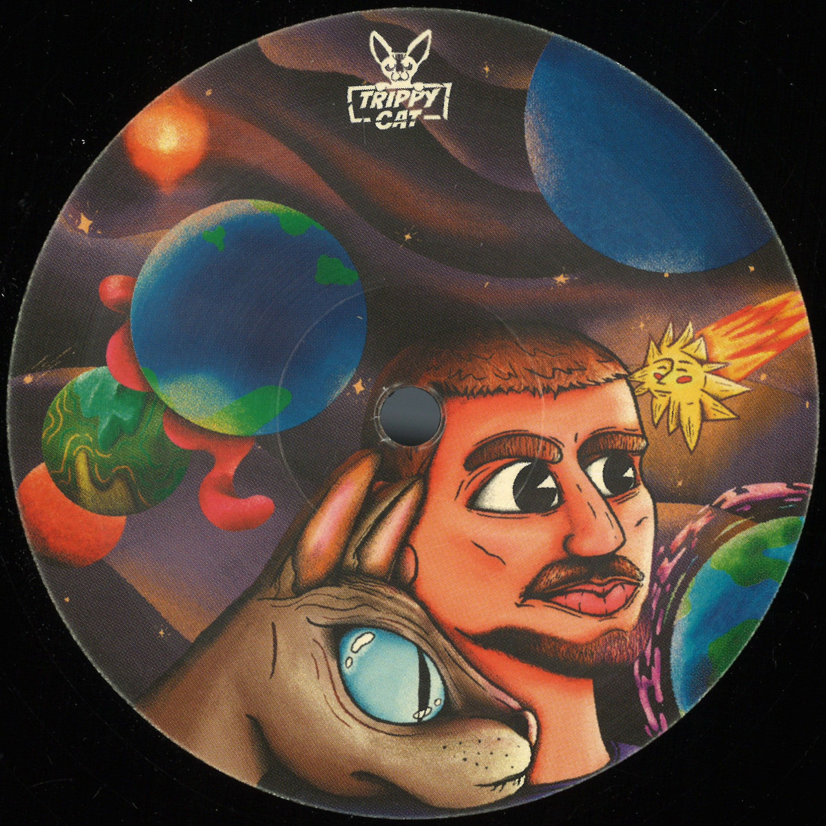 Trippy Journey — Dollar Cat EP vinyl cover