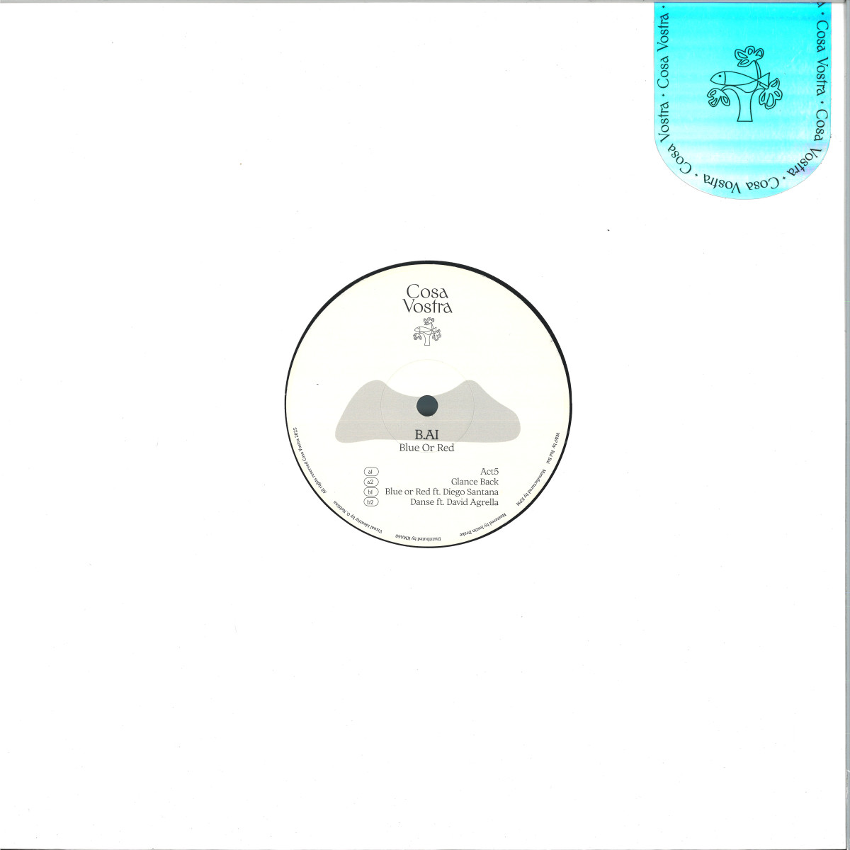 B.ai — Blue Or Red vinyl cover