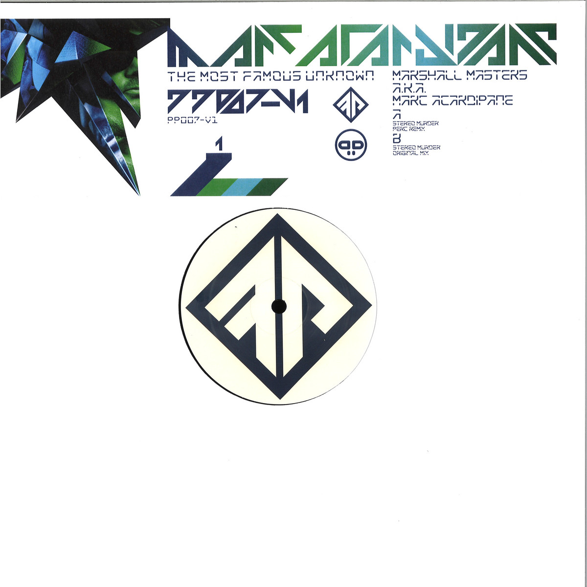 Marc Acardipane a.k.a. Marshall Masters — Stereo Murder ⟨Remastered 2019⟩ vinyl cover