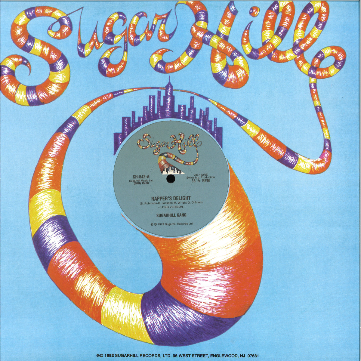 Sugarhill Gang - Rapper's Delight / Sugar Hill SH542- Vinyl
