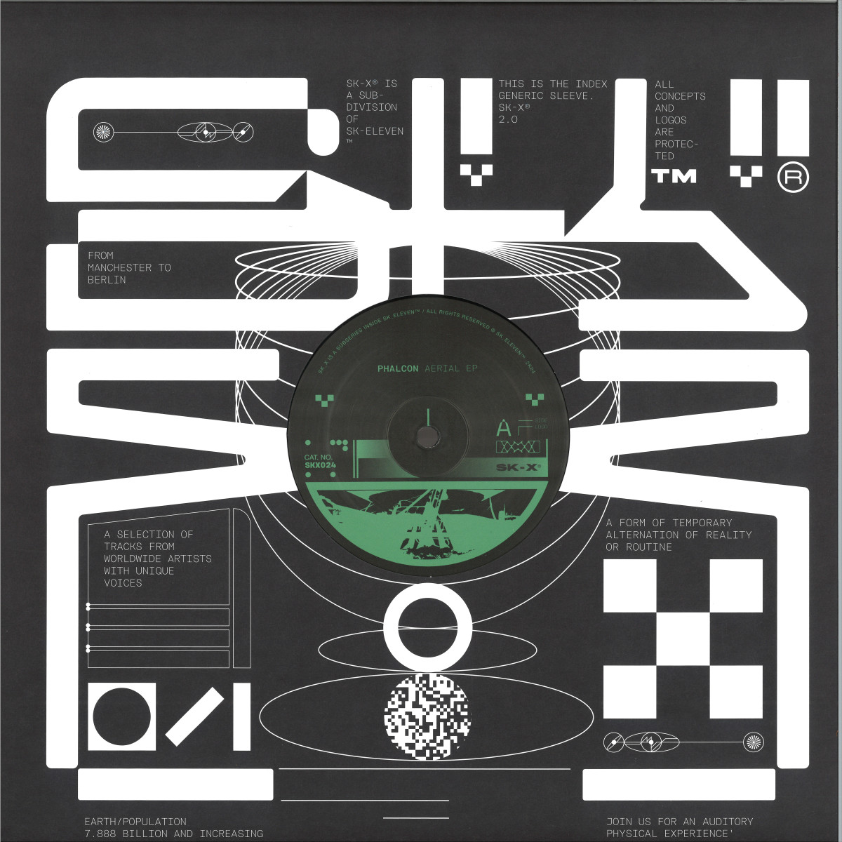 Phalcon — Aerial EP vinyl cover