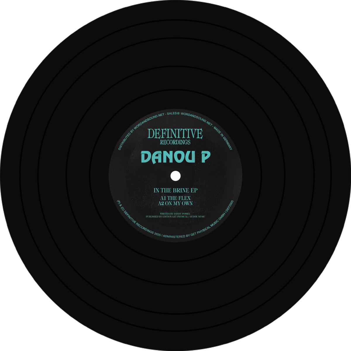 Danou P — In The Brine EP vinyl cover