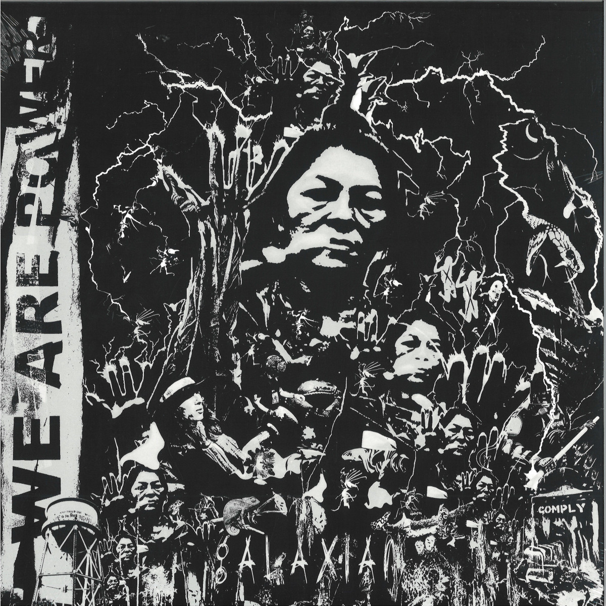 Galaxian — We Are Power LP 2x12" vinyl cover