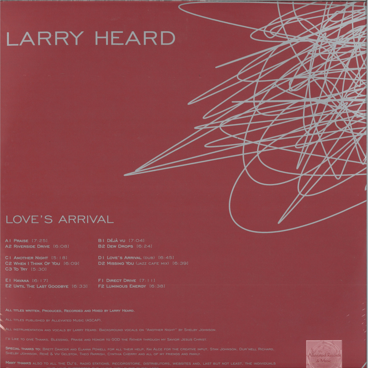 Larry Heard - Love's Arrival 3x12