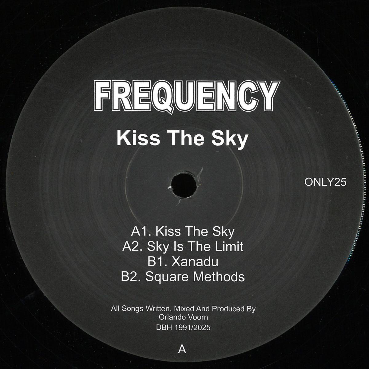 Frequency — Kiss The Sky vinyl cover