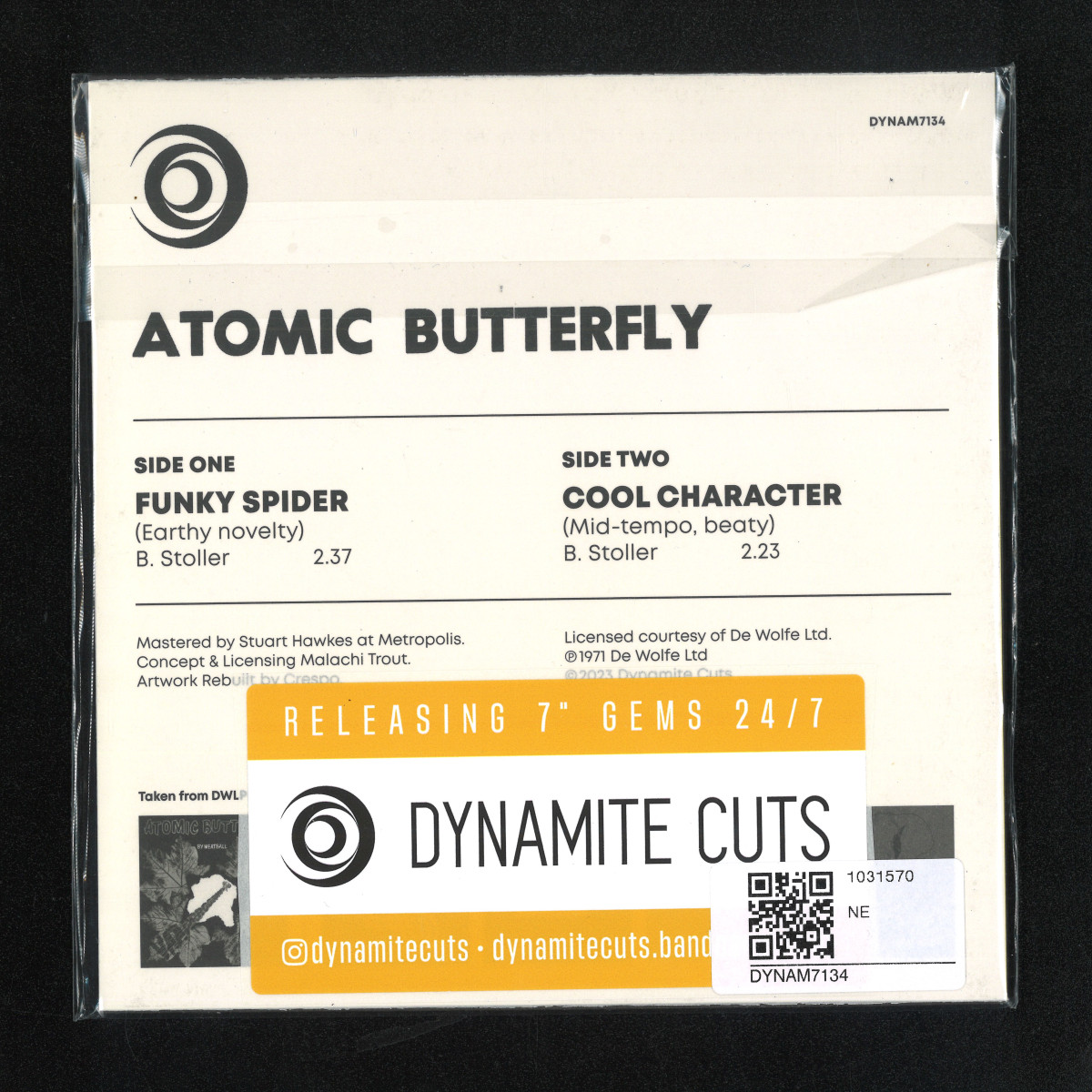 Barry Stoller - Funky Spider / Dynamite Cuts DYNAM7134 - Vinyl