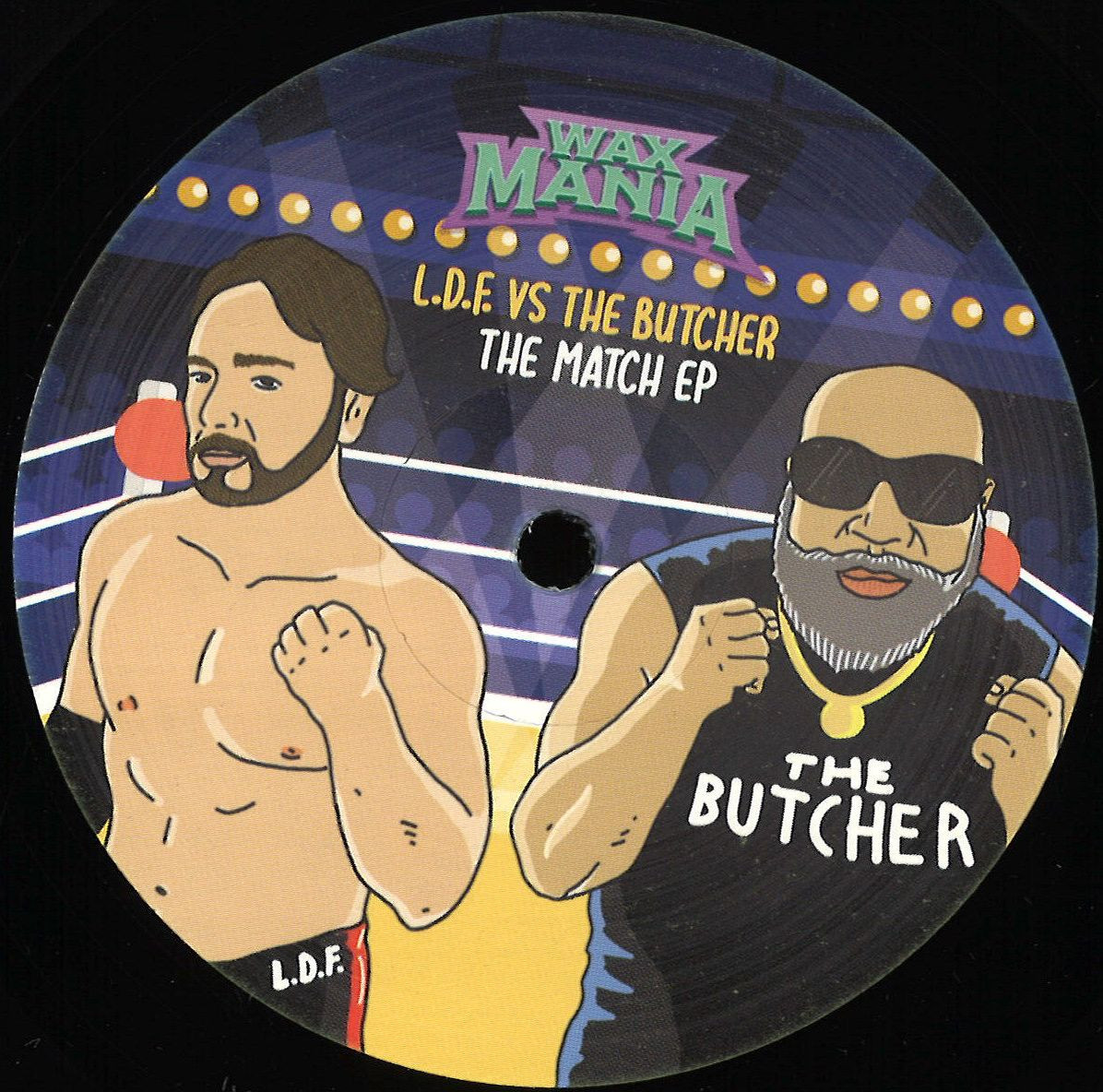 L.d.f., The Butcher — The Match Ep vinyl cover