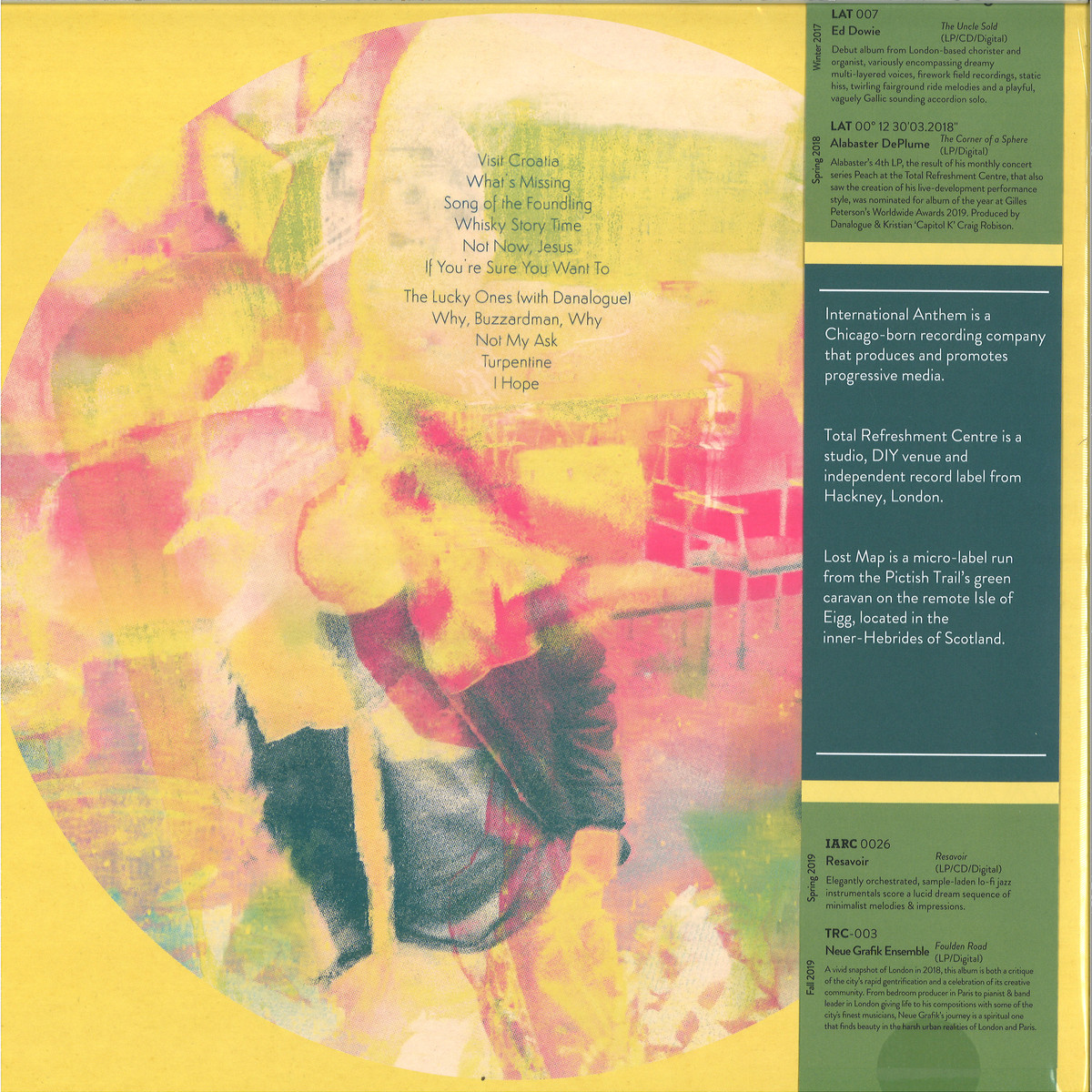 Alabaster DePlume - To Cy & Lee: Instrumentals Vol.1 / International  Anthems IARC0030LP - Vinyl