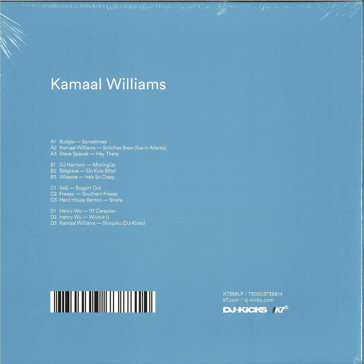 Kamaal Williams - DJ-Kicks / 7K! Records K7388LP - Vinyl
