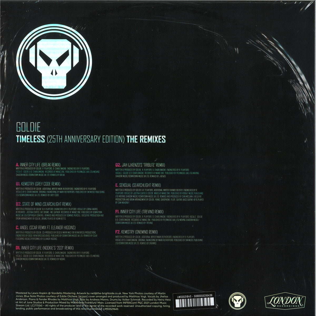Goldie - TIMELESS (THE REMIXES) LP 3x12