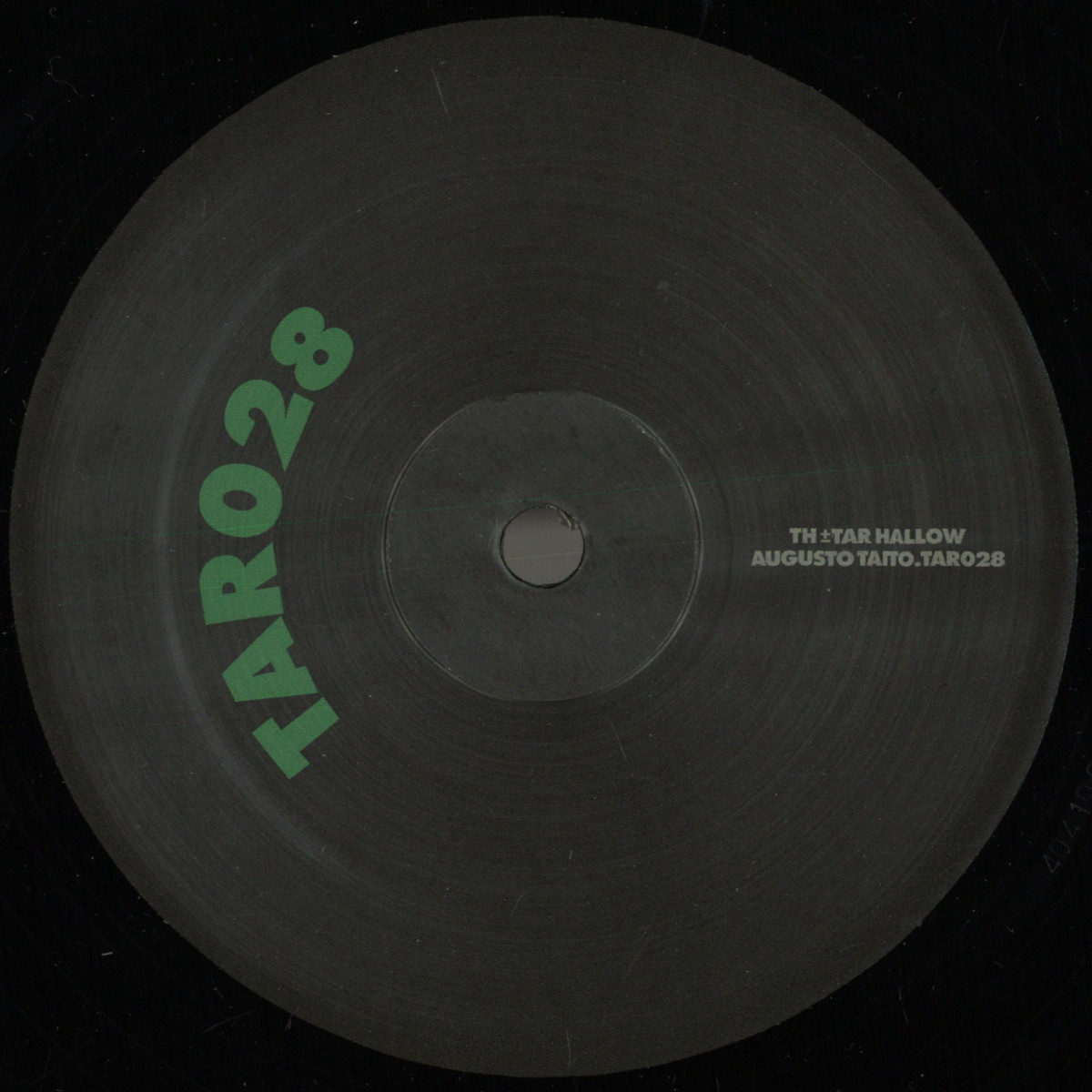 Augusto Taito — Tar 28 EP vinyl cover