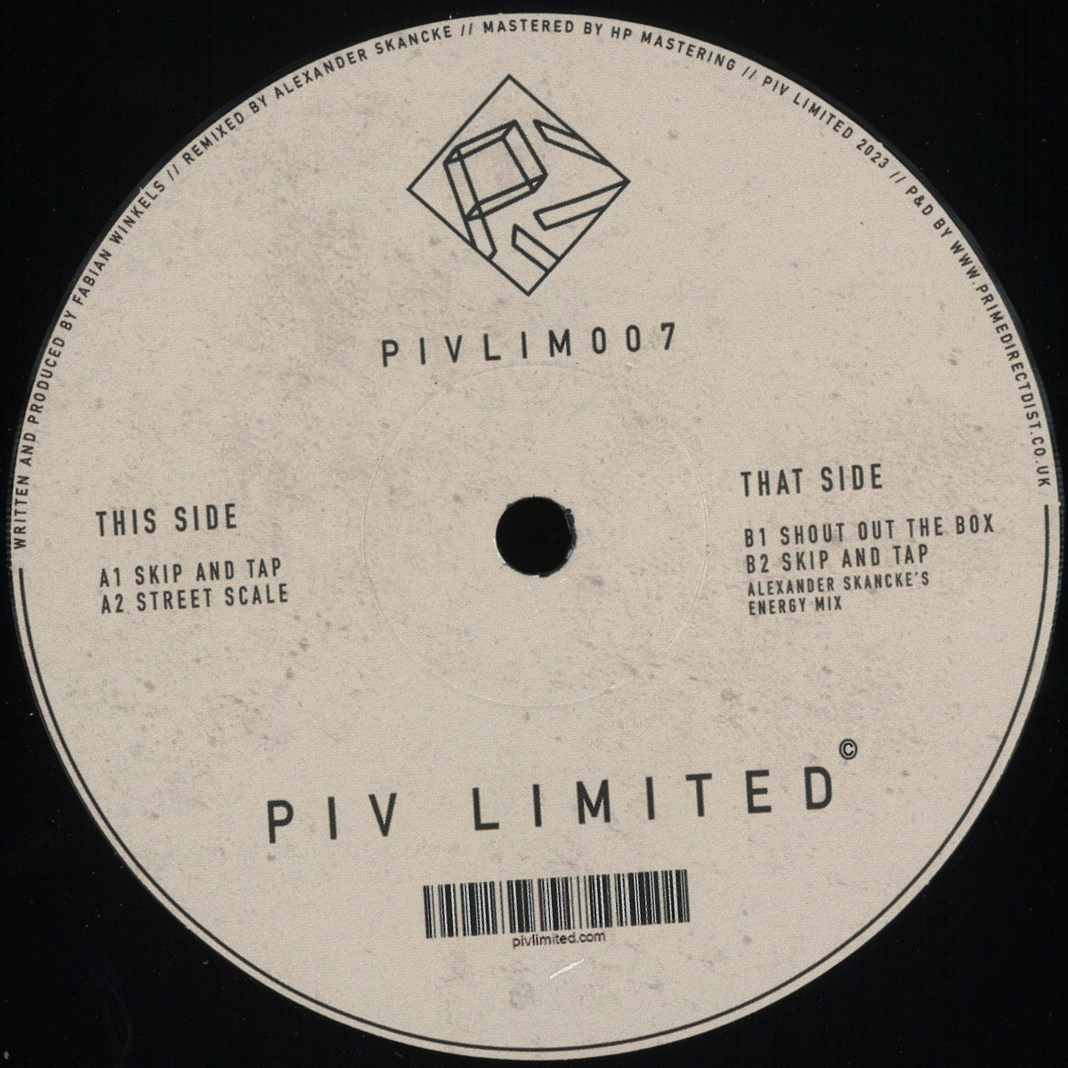 Fabe — PIV Limited vinyl cover