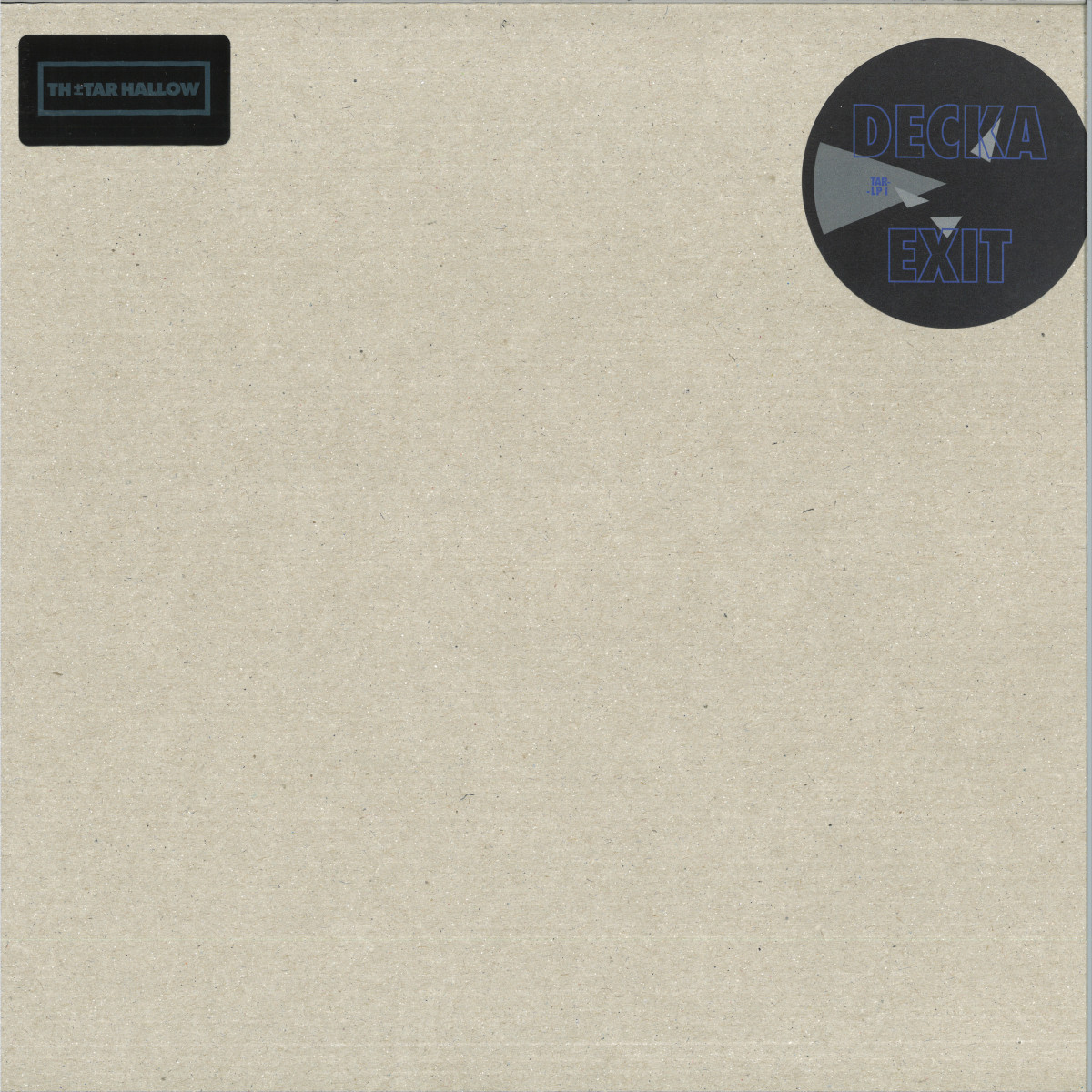 Decka — Exit LP 2x12" vinyl cover