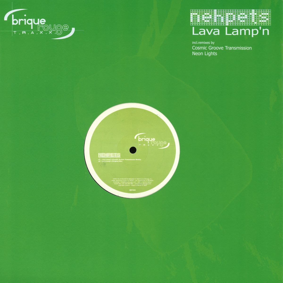 Nephets — Lava Lamp'n vinyl cover