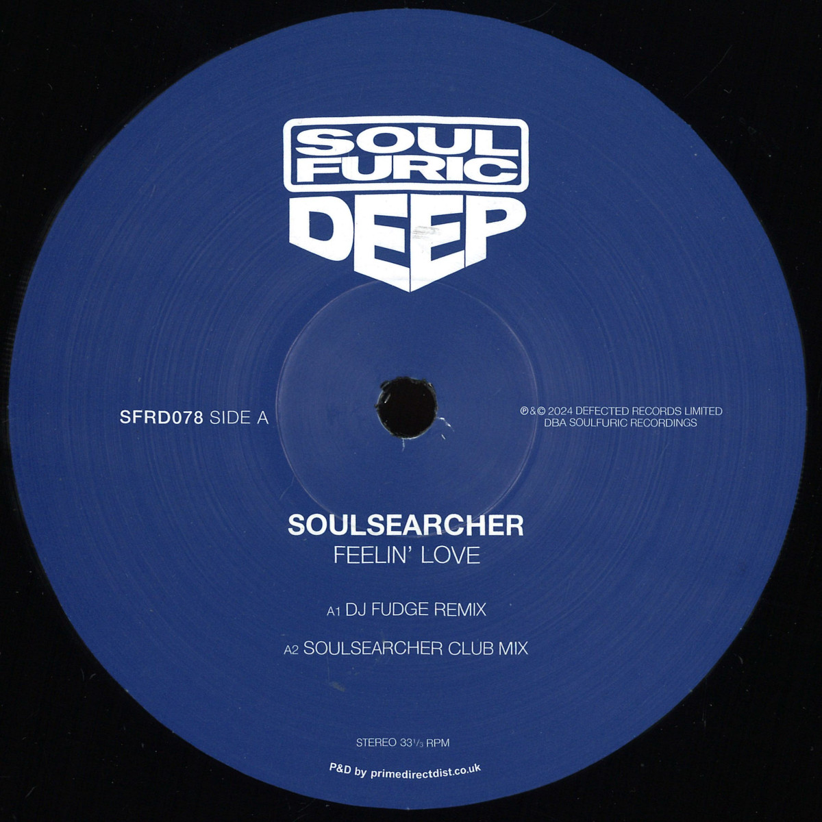 Soulsearcher, Urban Blues Project — Feelin' Love / Your Heaven vinyl cover