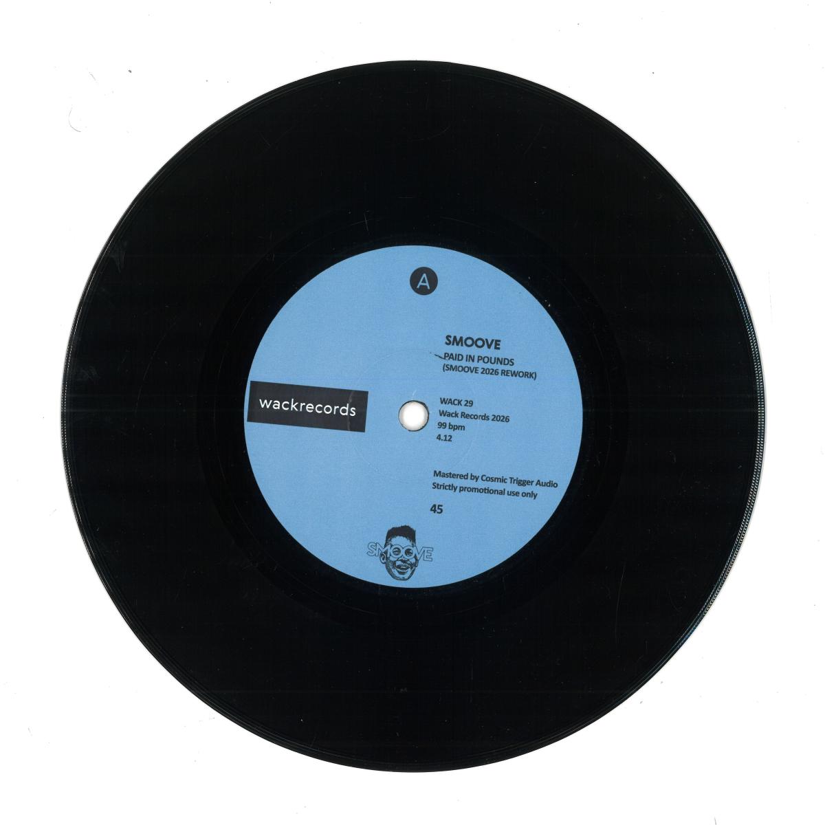 Smoove — Paid in Pounds / Ghetto (7") vinyl cover