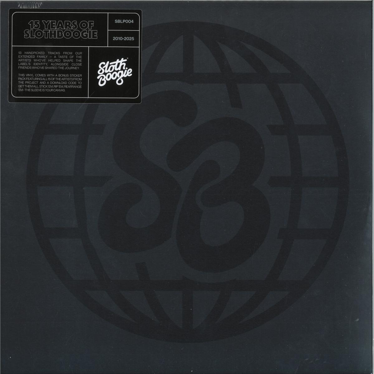 Various — 15 Years Of SlothBoogie LP 2x12" vinyl cover