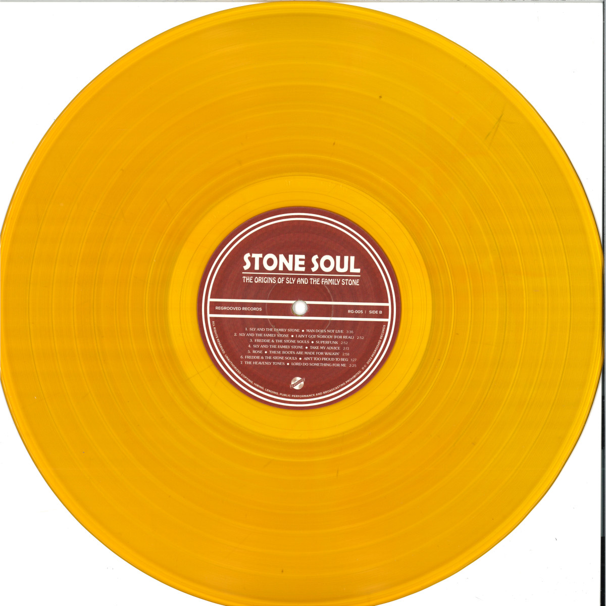 Various Stone Soul – The Origins Of Sly And The Family Stone LP ReGrooved Records RG-005ORANGE Vinyl SGUY THE FAMILYSTONE THE ORIGIN