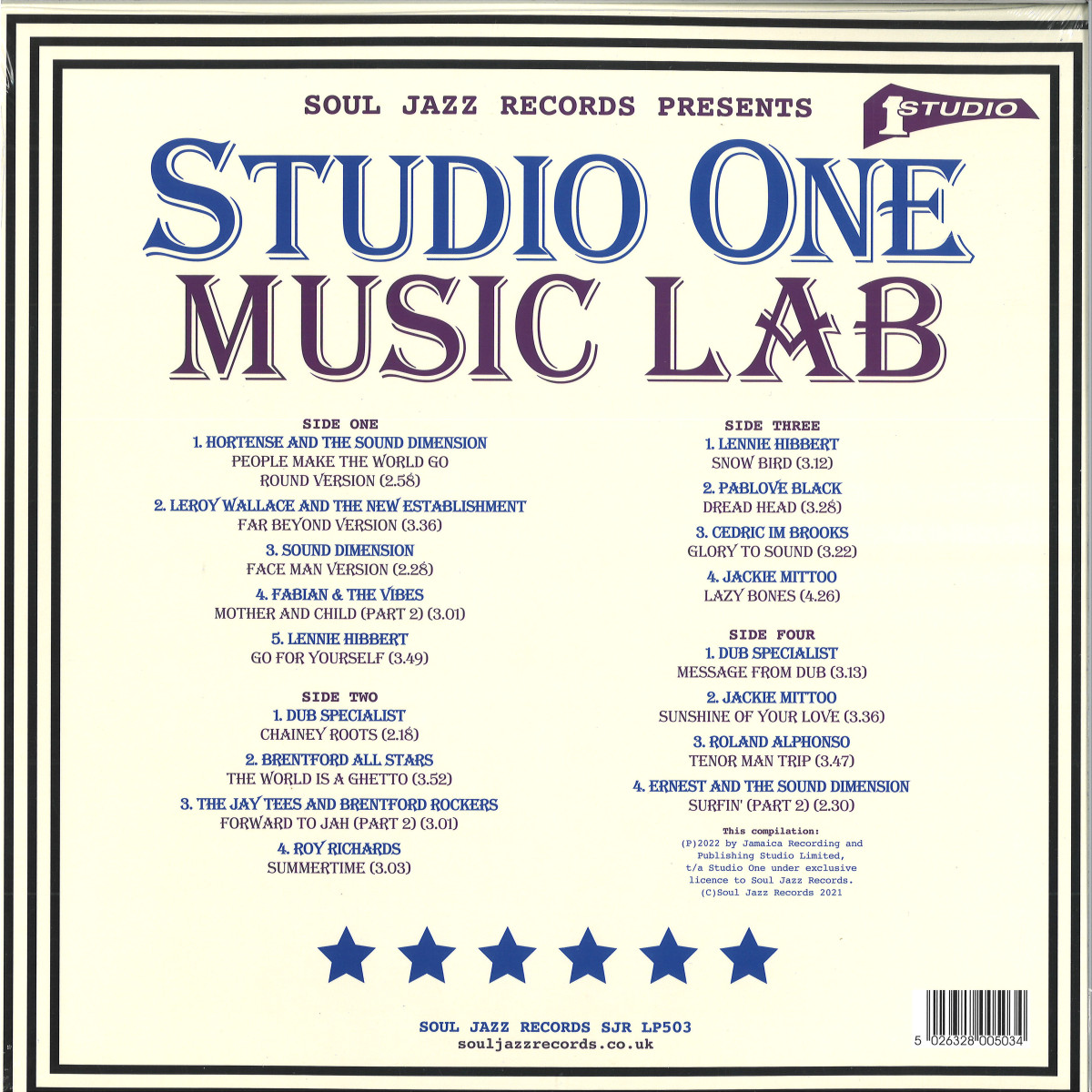 ランキング2024 STUDIO - VARIOUS ONE (2x12 LP LAB MUSIC 洋楽
