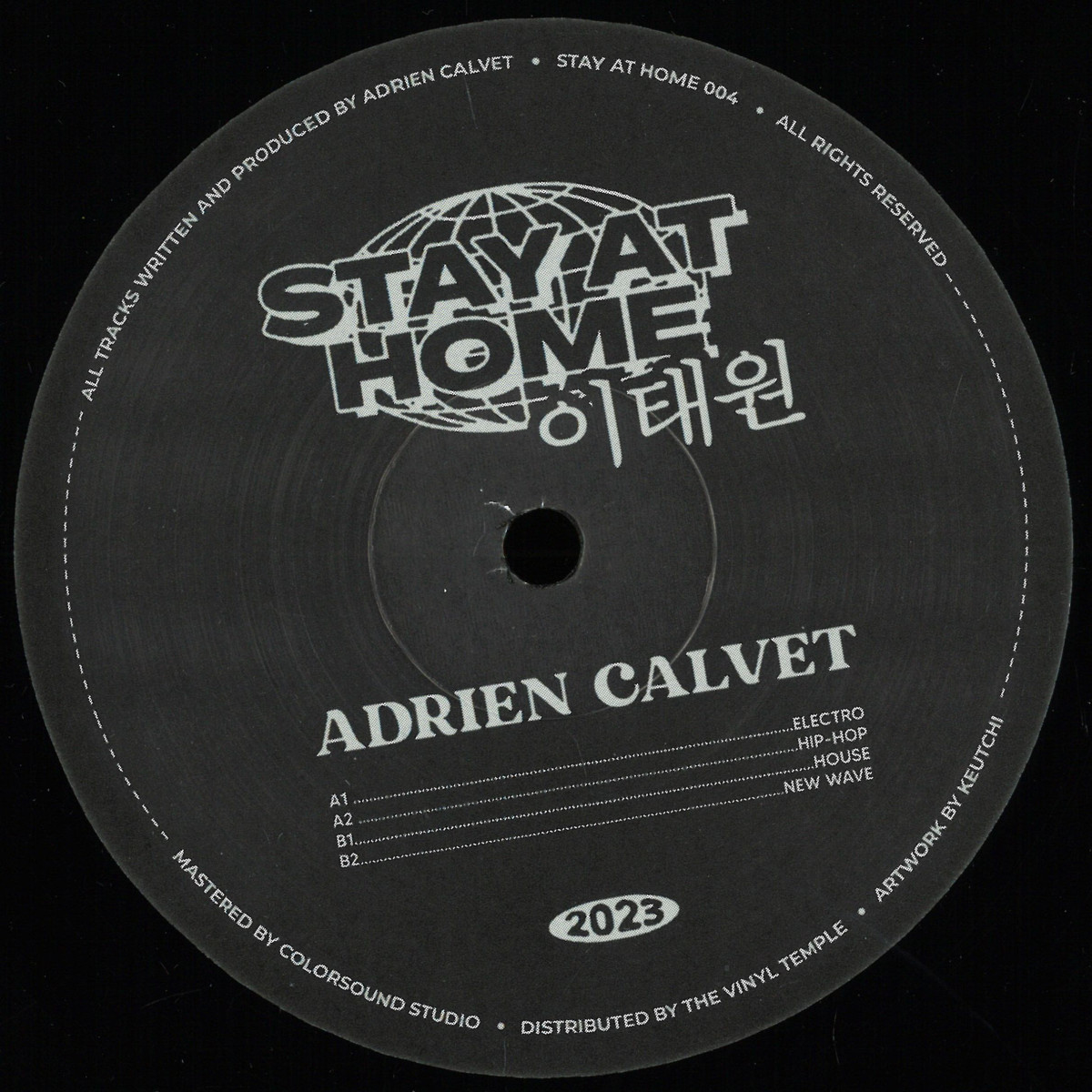 Adrien Calvet — Stay At Home 이태원 vinyl cover