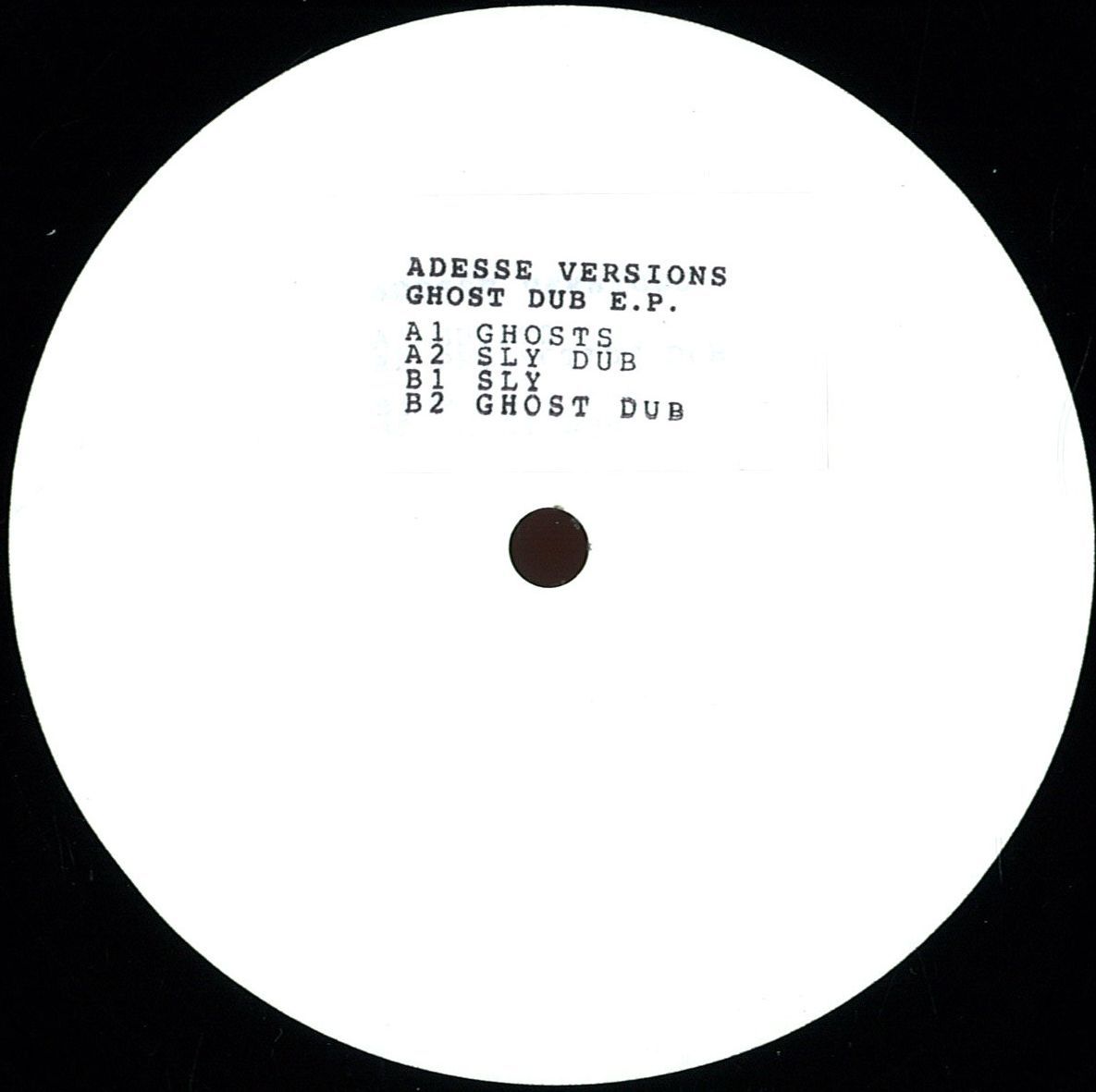 Adesse Versions - Ghost Dub / Adesse Versions ADV3 - Vinyl