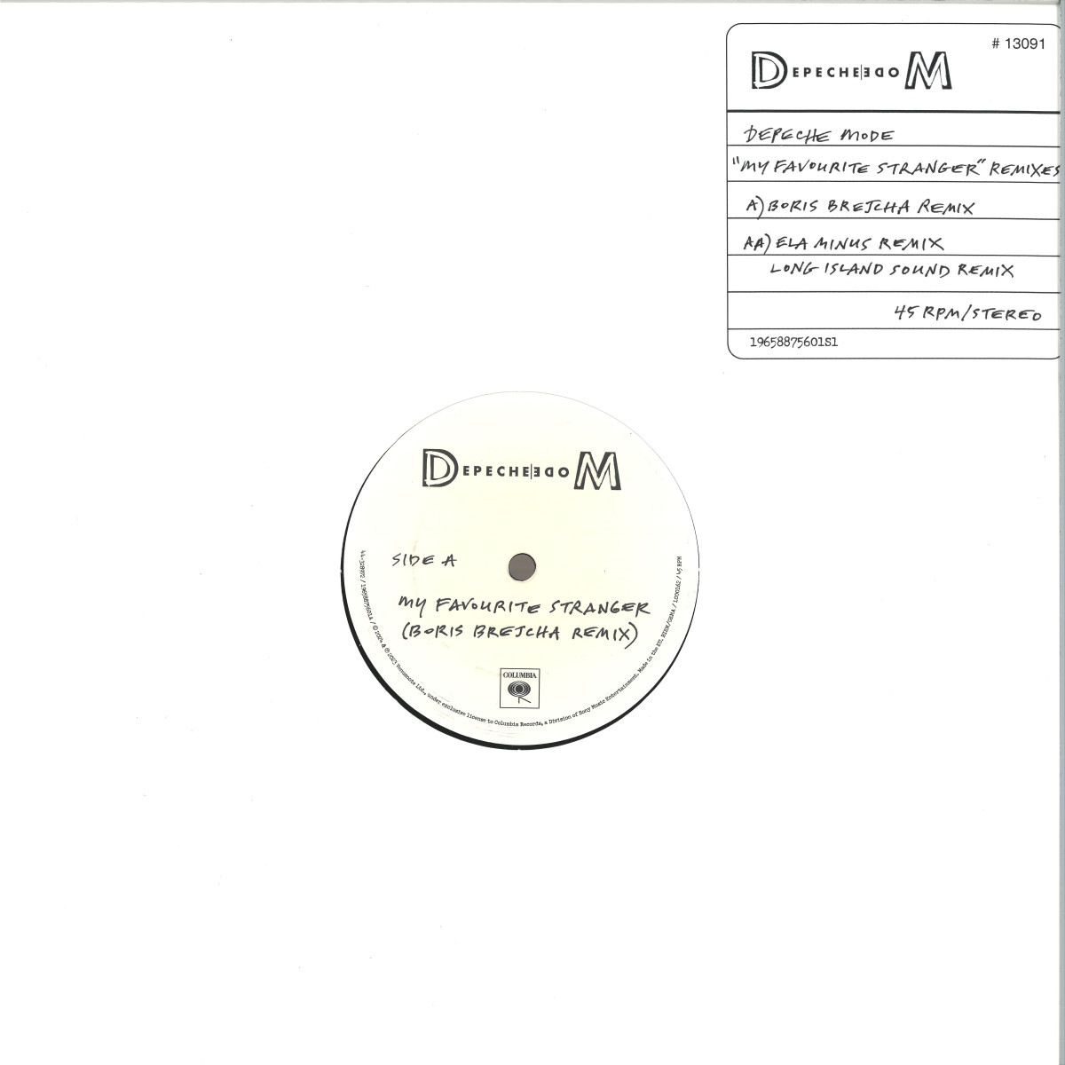 Depeche Mode — My Favourite Stranger (Remixes) vinyl cover