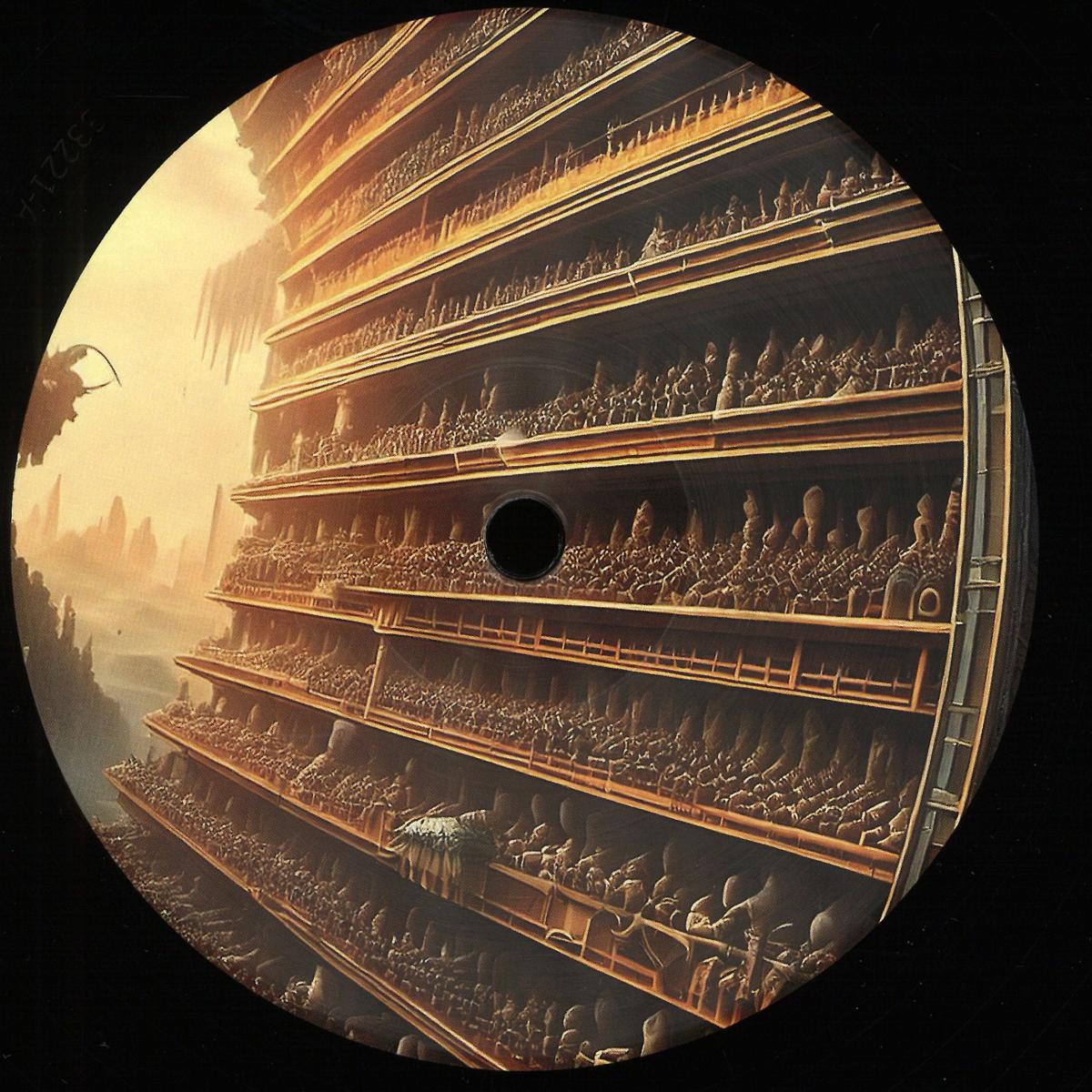 Merzbow, Pedro Vian — The Roof of the World /  A Wheel of Mani vinyl cover