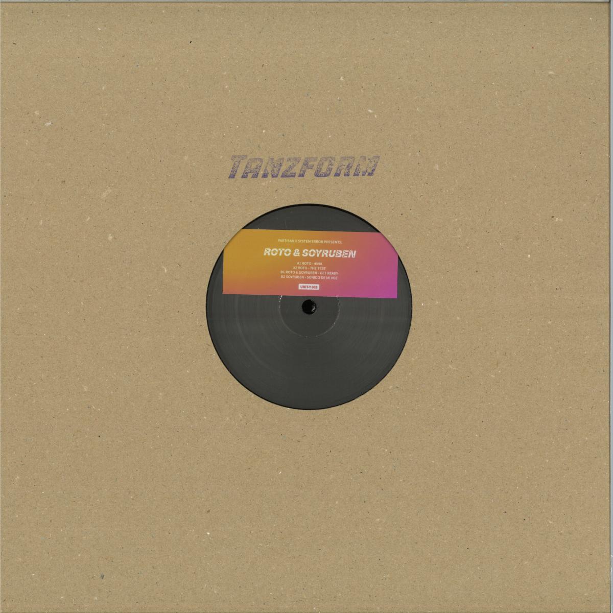 Roto, SoyRuben — UNIT-Y 003 vinyl cover