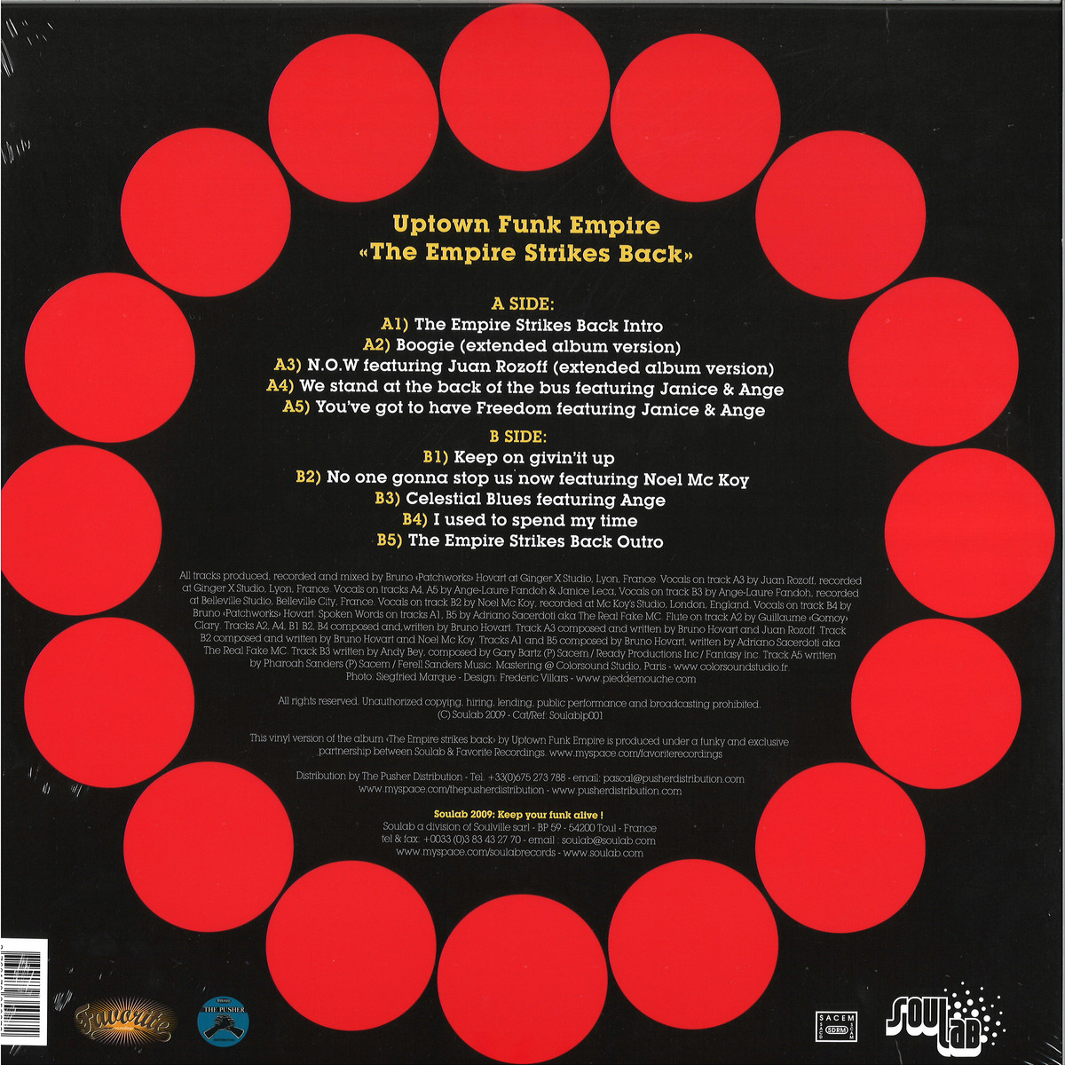 Uptown Funk Empire The Empire Strikes Back Soulab Soulablp001rp Vinyl
