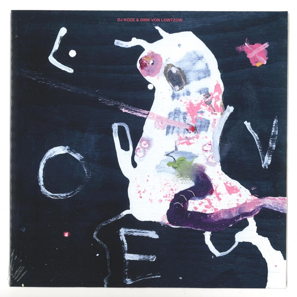 DJ Koze, Dirk von Lowtzow — Nur um Liebe EP 10" vinyl cover