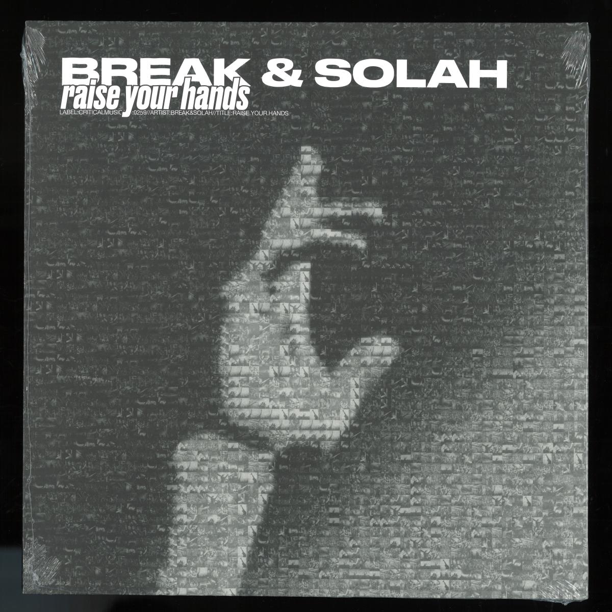 Break, Solah — Raise Your Hands / Short Stuff 10" vinyl cover