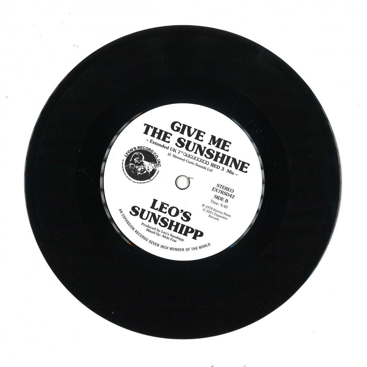 Leo's Sunshipp - Give Me The Sunshine / Expansion EX7RSD42 - Vinyl