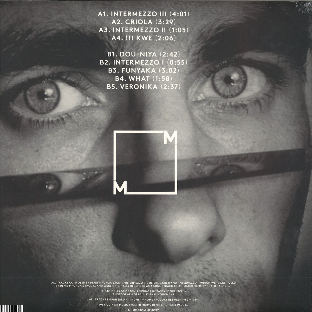 Denis Mpunga & Paul K - Criola E.p / MUSIC FROM MEMORY MFM019 - Vinyl