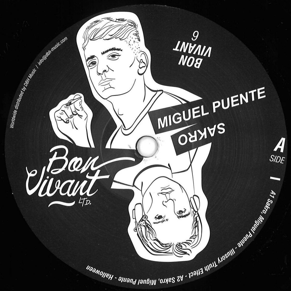 Sakro, Miguel Puente, Mejìa — Bon Vivant 6 vinyl cover