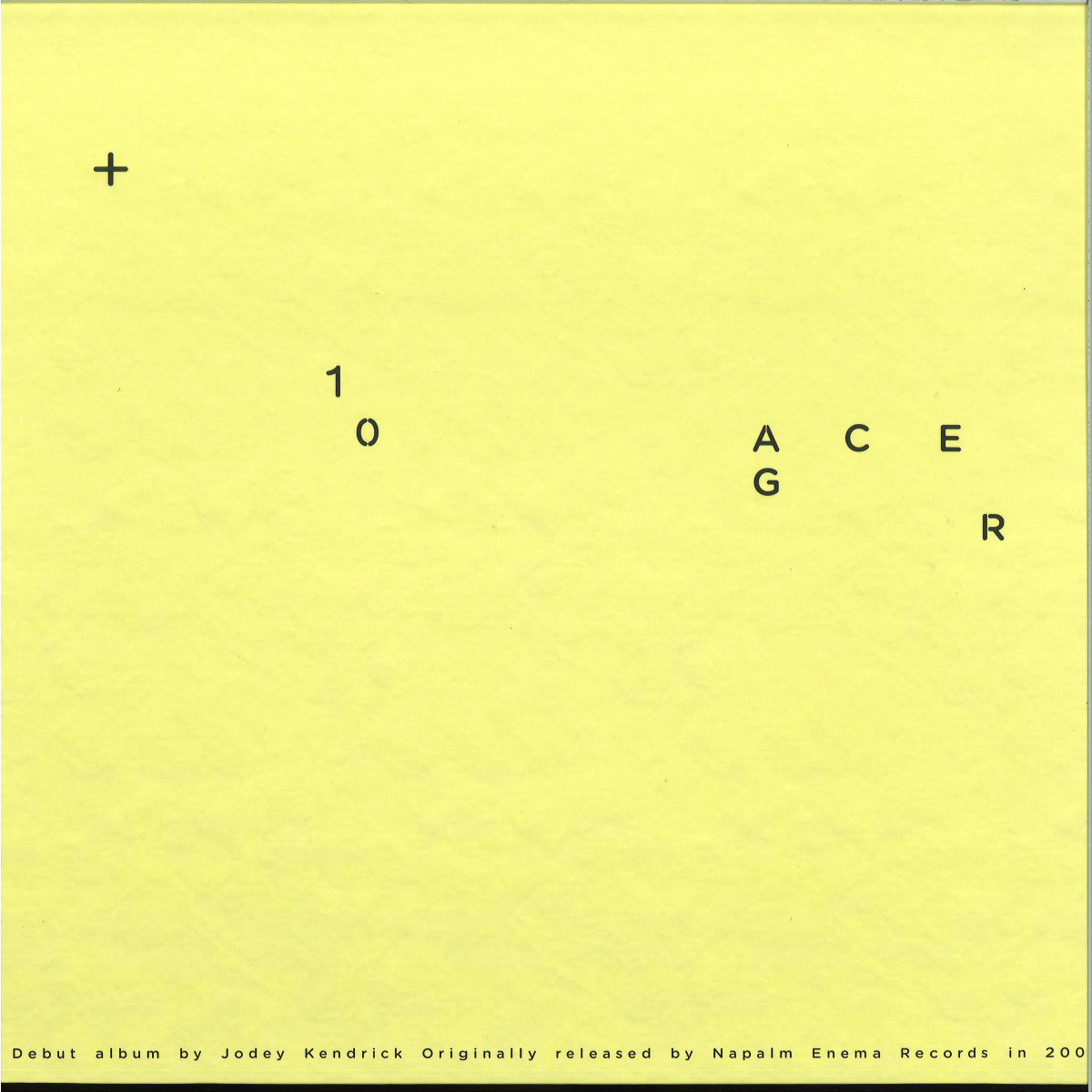 10, Jodey Kendrick — Grace 2x12" vinyl cover