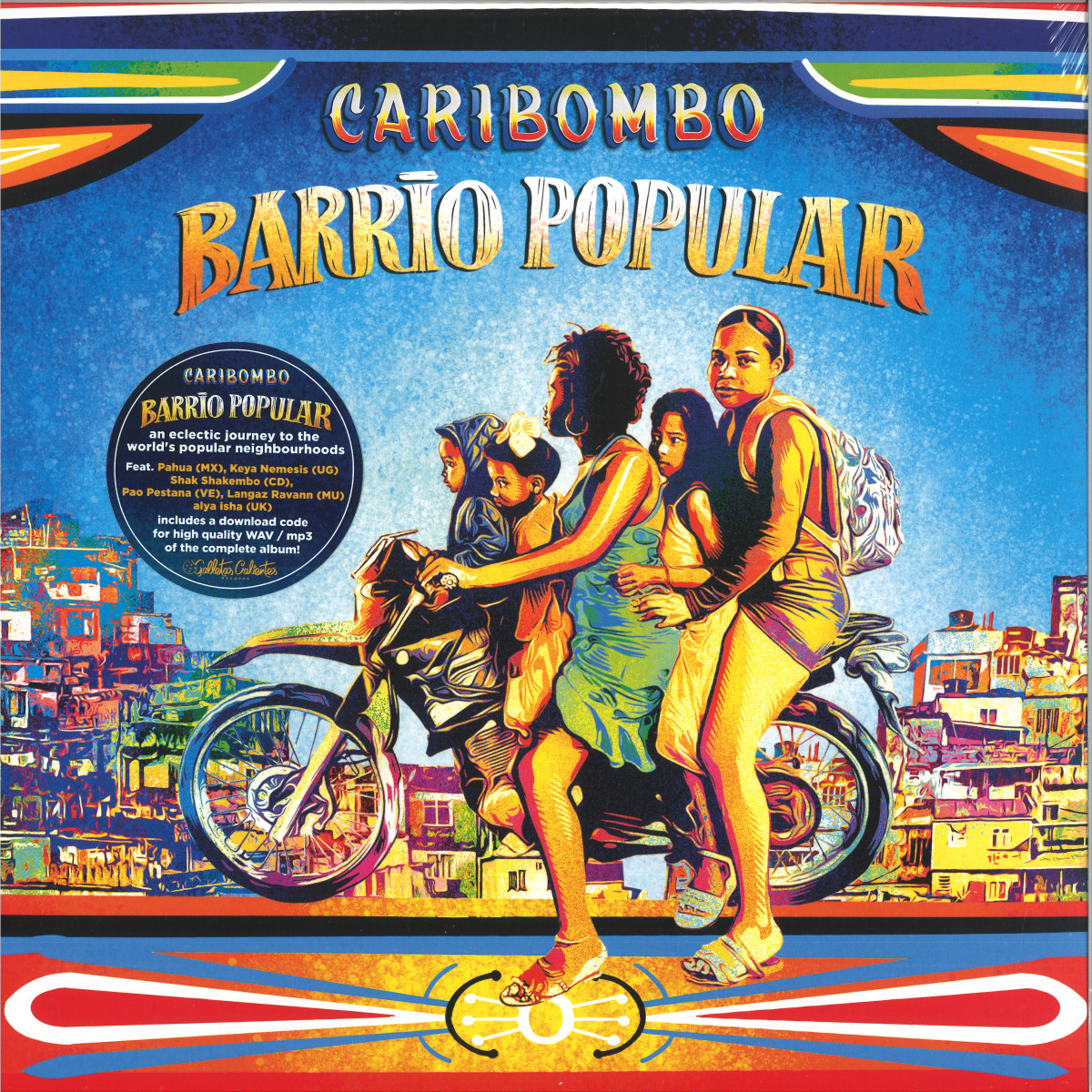 Various — Barrio Popular LP vinyl cover