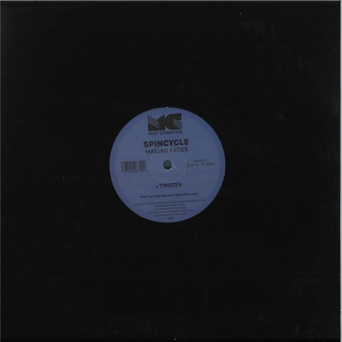 Spincycle - Making Faces / Mint Condition MC063 - Vinyl
