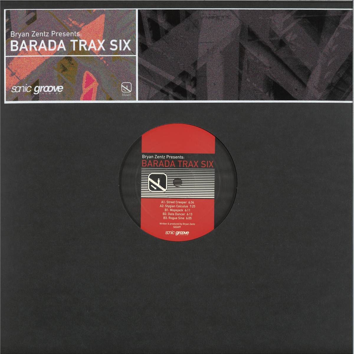 Bryan Zentz — Barada Trax Vol 6 vinyl cover