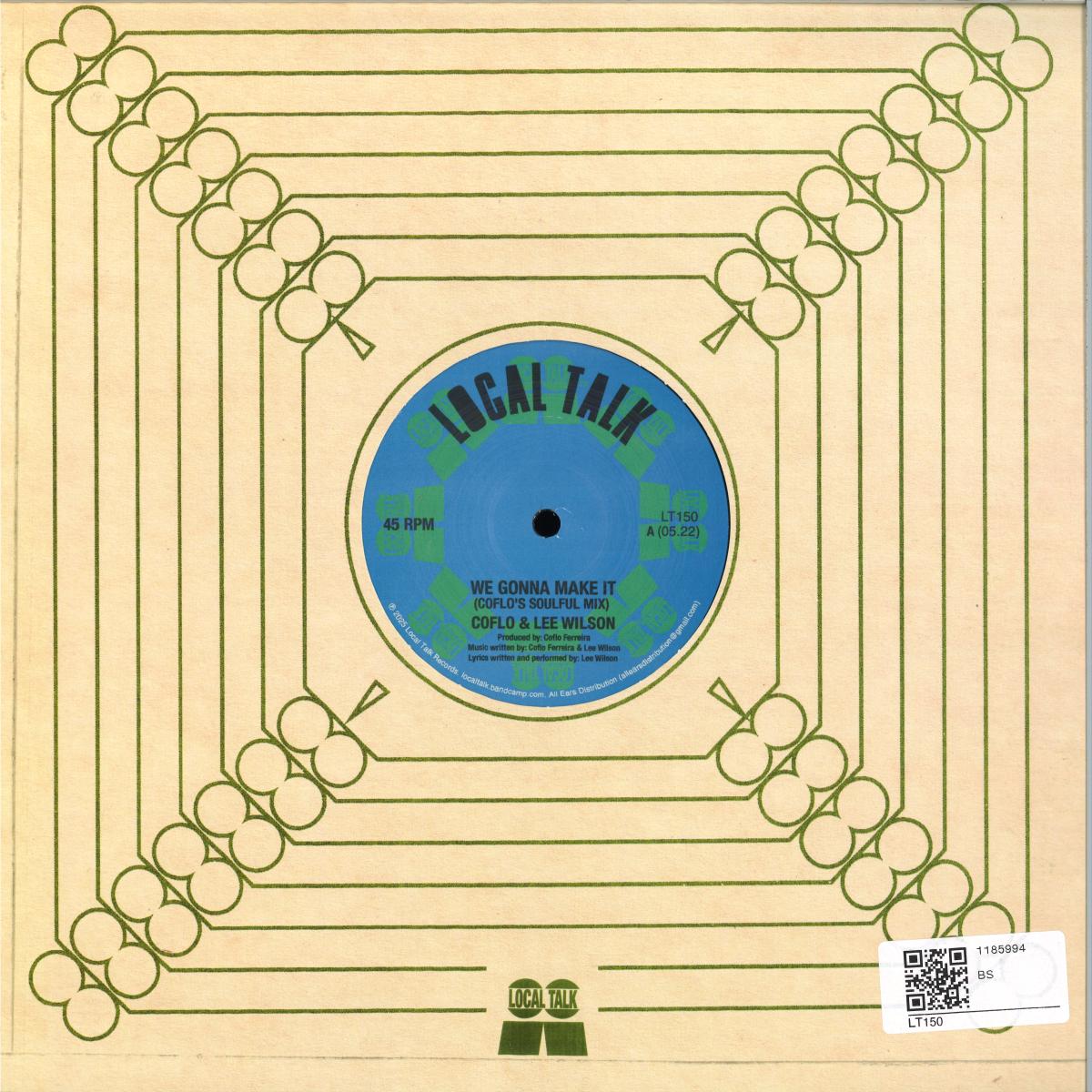 Coflo, Lee Wilson — WE GONNA MAKE IT vinyl cover