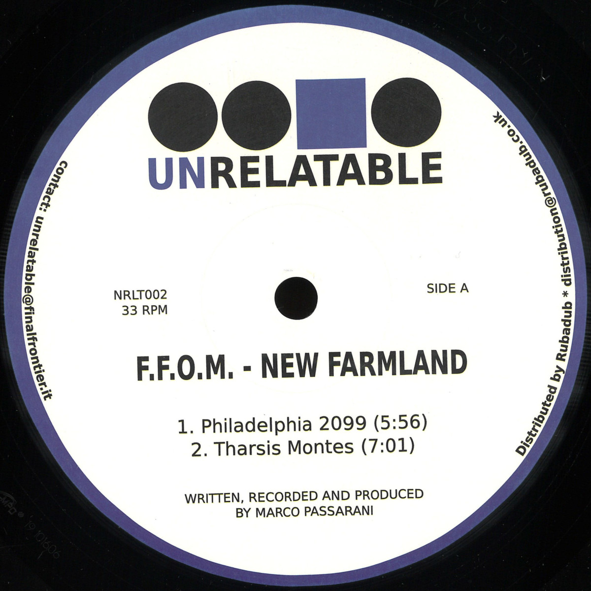 F.f.o.m — New Farmland vinyl cover