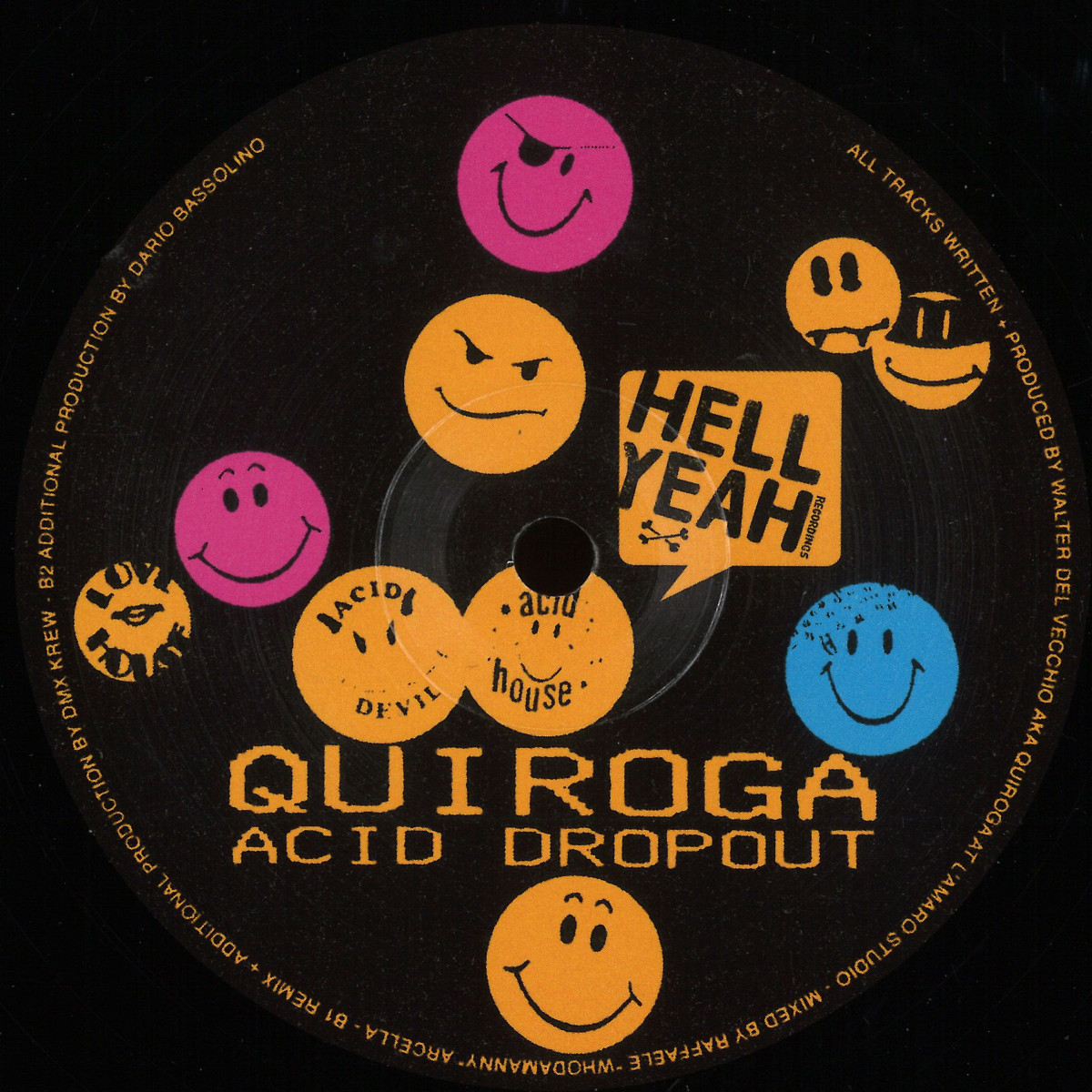 Quiroga — Acid Dropout vinyl cover
