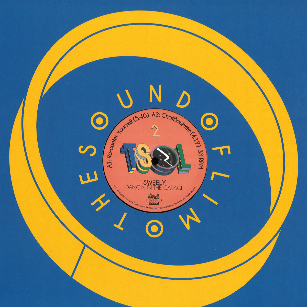 Sweely — Danc’n In The Garage vinyl cover