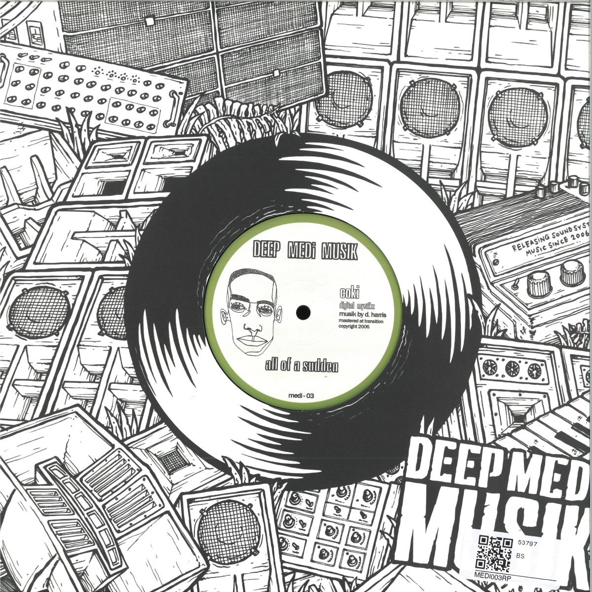 Loefah / Coki - Disco Rekah / Deep Medi Musik MEDI003RP - Vinyl