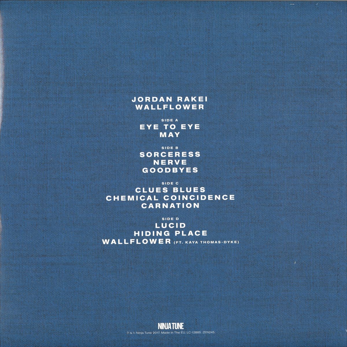 Jordan Rakei - Wallflower / ZEN245X - Vinyl