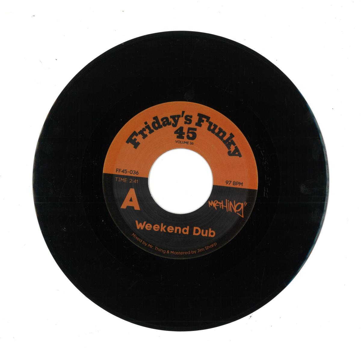 Mr Thing — Saturday Dub / Up 2 U (7") vinyl cover