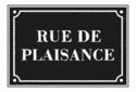 RUE DE PLAISANCE
