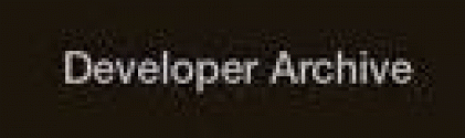 Developer Archive