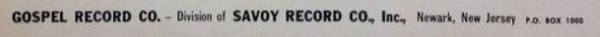 Gospel Record Co.